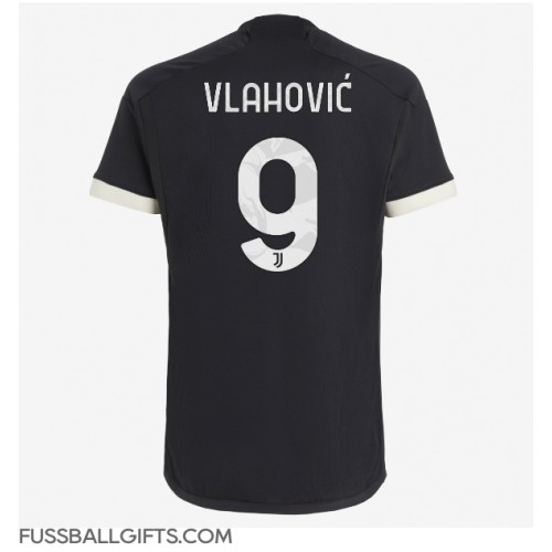 Juventus Dusan Vlahovic #9 Fußballbekleidung 3rd trikot 2023-24 Kurzarm